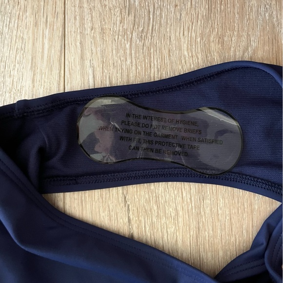 NWT Boden Women’s Classic Fold Bikini Bottoms French Navy - Size 4 - Picture 6 of 9